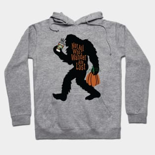 Pumpkin Spice Bigfoot - Sasquatch Coffee Addict Hoodie